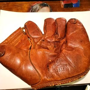 1950s Western brand baseball glove.